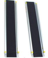 Portable Aluminum Wheelchair Ramp 3'-5' Adjustable Telescoping Retractable Lightweight with Cover, 7.44 Width Max Load 600 lbs