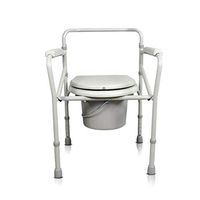 Bedside Commodes Foldable Commode Chair Multifunctional Toilet Seat Aid Elderly Handicap Rehab Chair Bath Shower