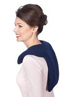 Sunny Bay Large Microwave Shoulder & Upper Back Heating Wrap, Made in USA (Large, Navy Blue)
