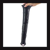 Real-Skin Feel Massage Plug for Couple, 16.5inch Black Super Long Dillos Vivikly Dilldo