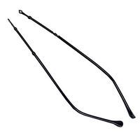 1 Pair Metal Glasses Replacement Temple Eyeglasses Frame Temple Arms, Black