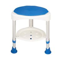 Bath Stool Old Man Bathing Chair 360 Degree Rotatable Elderly Disabled Widened Bath Chair Pregnant Woman Bath Chair Bathroom Stool (Color : Dark Blue)