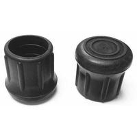 Protective Leg Tip, Slipon, Rd, 1-7/32, PK25