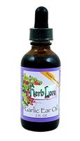 Garlic Oil Ear Drops 2 Oz - Ear Infection Treatment for Adults & Kids - Garlic Ear Drops - Herbal Medicine for Swimmers Ear Infections, Itchy Ears & Ear Ache Pain Relief - Herb Lore