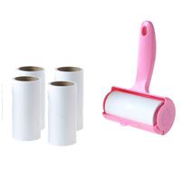 Lint Roller，pet hair remover, 5 Roll core, 60 sheets each, total 300 sheets, reusable, for cat, dog hair removal, clothing, carpet, furniture (Lint Roller)