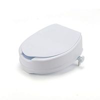 Raised Toilet Seat,Portable Elevated Riser Toilet Seat Lifter for Bathroom Safety - Assists Disabled, Elderly Or Handicapped,Increase13cm+Withlid