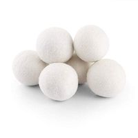 Premium Australian Wool Dryer Balls (2.75 Inch) Reusable Organic Natural Fabric Softener and Static Reducer, Softens Reduces Wrinkles and Helps Dry Clothes in Laundry Quicker