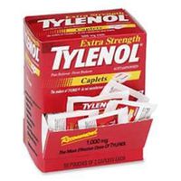 Tylenol Extra Strength Caplet, Minor Aches, Pains, 50/BX (MCL44910)