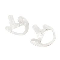 Vaorwne 2 Pair of Small Silicone Soft Ear Bud for Covert Acoustic Tube Earpiece for Radio