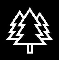 LLI Pine Tree Trio | Decal Vinyl Sticker | Cars Trucks Vans Walls Laptop | White | 5.5 x 5.4 in | LLI1432