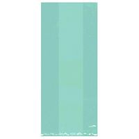 Amscan 379510.121 Robins Egg Large Cello Bag Blue Party Supplies, 11 1/2" H X 5" W X 3 1/4" D