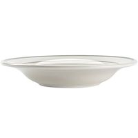 Yanco GB-105 Green Band Pasta Bowl, 16 oz Capacity, 10.5" Diameter, China, American White Color, Pack of 12