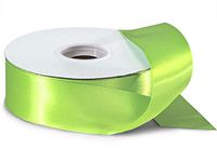 Chartreuse Value Double Faced 1-1/2"x50 yds 100% Polyester Ribbon (3 Spools) - WRAPS-VDFS9547