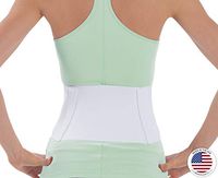 NYOrtho Tapered Abdominal Binder Compression Wrap - Breathable Stomach Support Post Injury or Surgery- with Contoured Body-Specific Design - 60-66 Inch