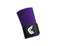 Cutters Ultra Compression Wrist Sleeve with Strap, Purple, Small