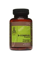 Desert Harvest B-Complex - Without B6 (90 Capsules) Formula Includes B1, B2, B3, B5, B7, B9, B12 + for Metabolism, Immune System, Healthy Hair, Skin, Muscle. No B6 - Interstitial Cystitis Friendly