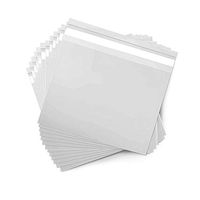 200 Crystal Clear Plastic Cello Bags (5.68 x 4.25 Inches) - Resealable Transparent Cellophane Plastic Sleeve for Greeting Note Cards, Photos, Letters, Stationery (1.6 Mil) CELLO5-11/16X4-1/4CL200