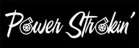 Chase Grace Studio Powerstroke Power Stroke Diesel Turbo Vinyl Decal Sticker|White|Cars Trucks Vans SUV Bumpers Laptops Wall Art|7.5" X 2.5"|CGS462