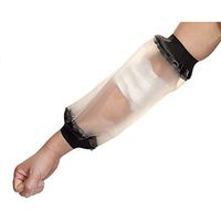 Waterproof PICC line Protector Arm Cast Cover for Shower Adult, Waterproof TPU Shower Bandage & Cast Protector for Chemotherapy Shower & Bath Watertight Protection 100% Reusable