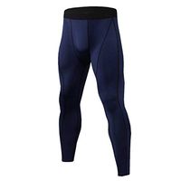 STORTO Mens Solid Stretch Pants Summer Casual Gym Workout Fit Fashion Elastic Waist Pants Navy