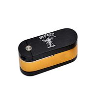 SUMJULY Mini Jamaican Pipe Aluminum Double Layer Rotated Pipe Art Collector Gift Package