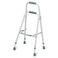 Carex Health Brands Folding Hemi Walker - One Handed Walker for Seniors - Side Arm Style Walker (FGA873C0 0000)