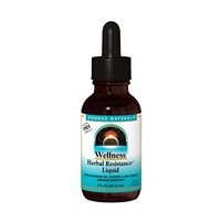 Source Naturals Wellness Herbal Resistance Liquid Immune Defense Supplement & Immunity Booster with Echinacea, Elderberry & Yin Chiao - Alcohol Free - 2 OZ