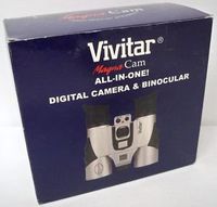 Vivitar MagnaCam 10x25 Binocular and Digital Camera with VGA-Quality Stills