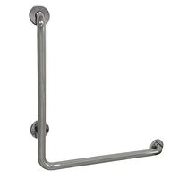 Kingston Brass GBL1424CSR1 Made to Match 24"x 24" L-Shaped Grab Bar - Right Hand, Mirror