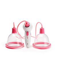 QHYAH Electric Breast Massager Enhancement Enlargement Chest Massage Heating Therapy Vacuum Pump Cup Breast Massager Tool for Woman,L