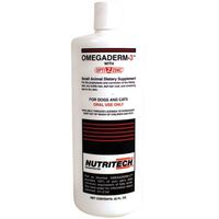 Nutritech Omegaderm-3, Small Animal Dietary Supplement, for Dogs & Cats- 32oz Liquid