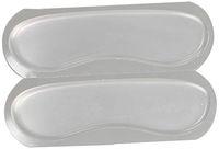 Bergal Women's Anti-Slip/Invisible Heel Pads Cushion, Clear, One Size Medium US