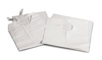 Medline NON24265 Disposable Slip-On Adult Bibs, 19" x 35", White (Pack of 150)