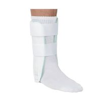 BREG '11186 Support Compression Regular Left/Right Ankle Anatomically Contoured Shell Adjustable Heel Pad Vertical Side Strap with Valve Air/Foam Bladder Koolair