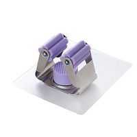 Mop and Broom Holder Magic Wall Mount Mop Holder Brush Broom Hanger Kitchen Tool Organizer - Waterproof Design 1PC (Purple)
