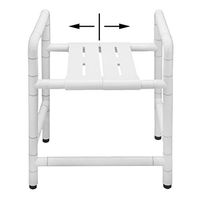 Elderly Armrest Bath Chair Bathroom Toilet Chair Bath Stool Pregnant Woman Disabled Seat Stainless Steel Nylon Chair Non-Slip Safety Armrest,White