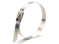 18 Inch Heavy Duty 316 Stainless Steel Cable Tie - 100 Pack