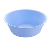 BRUIO Small Plastic Frosted Washbasin Round Shape Basin Multipurpose Use for Home Bathroom,3PCS