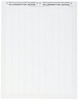 Hellermann Tyton TAG11L-789 Laser Tag Self-Laminating Label, .65 X .20, 480 Per Sheet, Polyester, White (Pack of 5000) by Hellermann Tyton