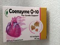 Coenzyme Q10 Supplement for Cardio Support (15 Softgels 30 Mg)