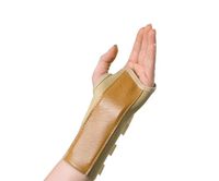 Medline Elastic Wrist Splints, Small, Left