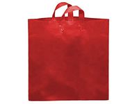 Reusable Soft Loop Plastic Bags - Colossal Red Studio Shopping Bags Bulk 80% Recycled Plastic 22x18x8" (200 Bags) - Wraps-BSCRE