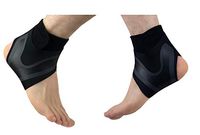 Ankle Support, Adjustable Ankle Brace Breathable Compression, Protects Against Chronic Ankle Strain, Sprains Fatigue for Running, Cycling, Skating, Dance (1 Pair)