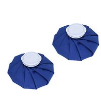Koo-Care Pain Relief Hot Cold Therapy Reusable Ice Bag Pack for Head, Shoulder, Back, Knee, Ankle etc. (9", Dark Blue，Set of 2)