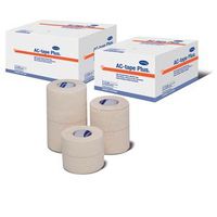 Hartmann 65310000 AC-Tape Plus Adhesive Tape, Team Pack, 15' Length, 3" Width, Latex Free (Pack of 16)