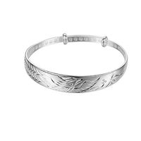 Fashion Nine Transfer Beads Bracelet Silver Plated Girlfriend Mom Gift