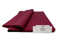 Color: Burgundy | Count: 48 Sheets | Size: 15 Inch x 20 Inch | Premium Quality Tissue Paper for Gift Bags, Gift Wrap, Paper Flower, Party Decoration, Pom Poms | Colors of Rainbow