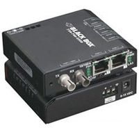 Standard Media Converter Switch, 10-/100-Mbps Copper to 10-Mbps Fiber, 115-VAC, Multimode, ST