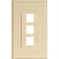Channel Vision 3-Jack Decora Plate