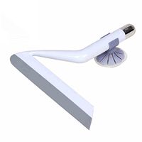 Bathroom rubber wiper glass scraper with sucker